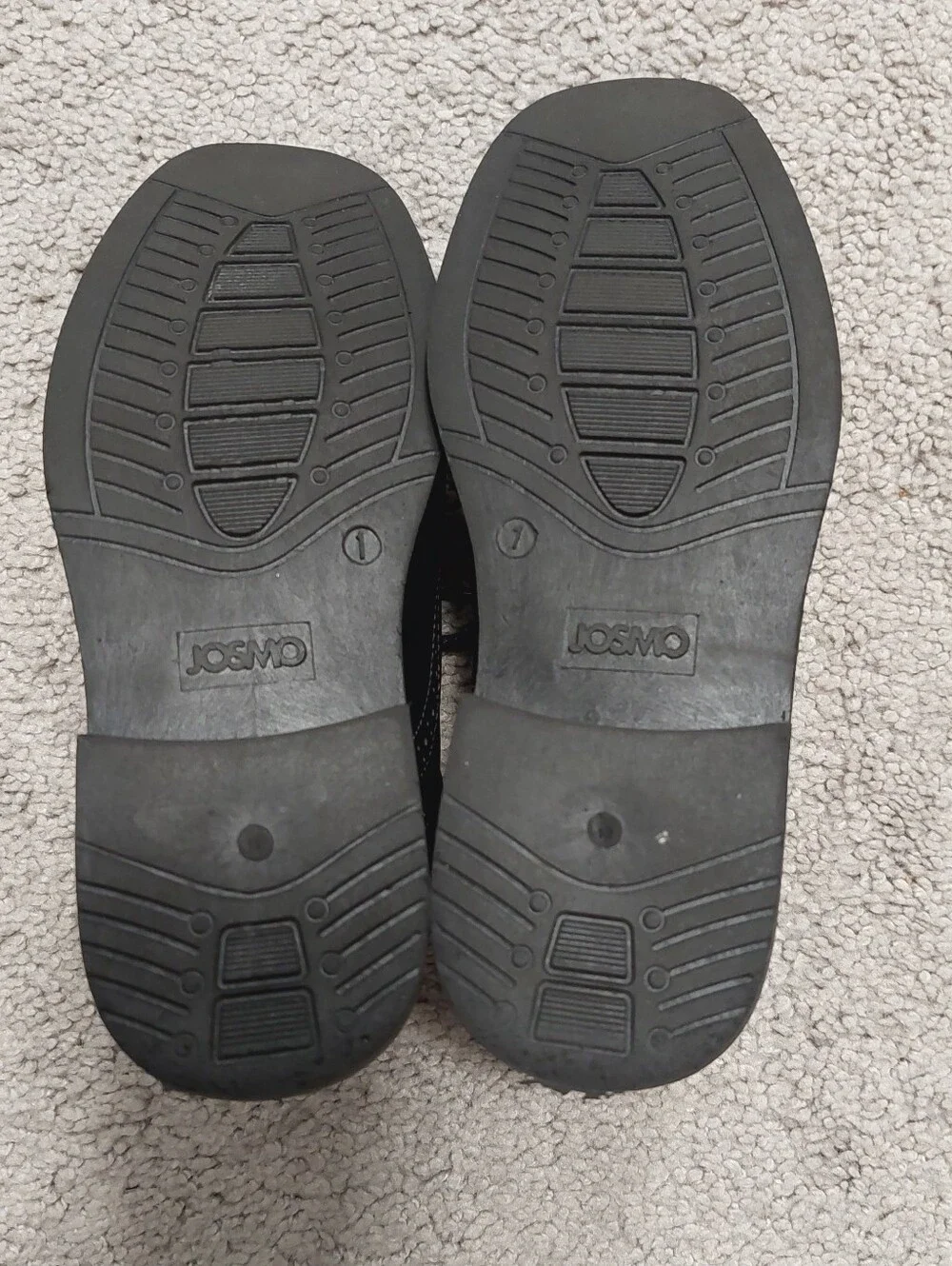 Josmo Boy's Dress Shoes Size 1 Black